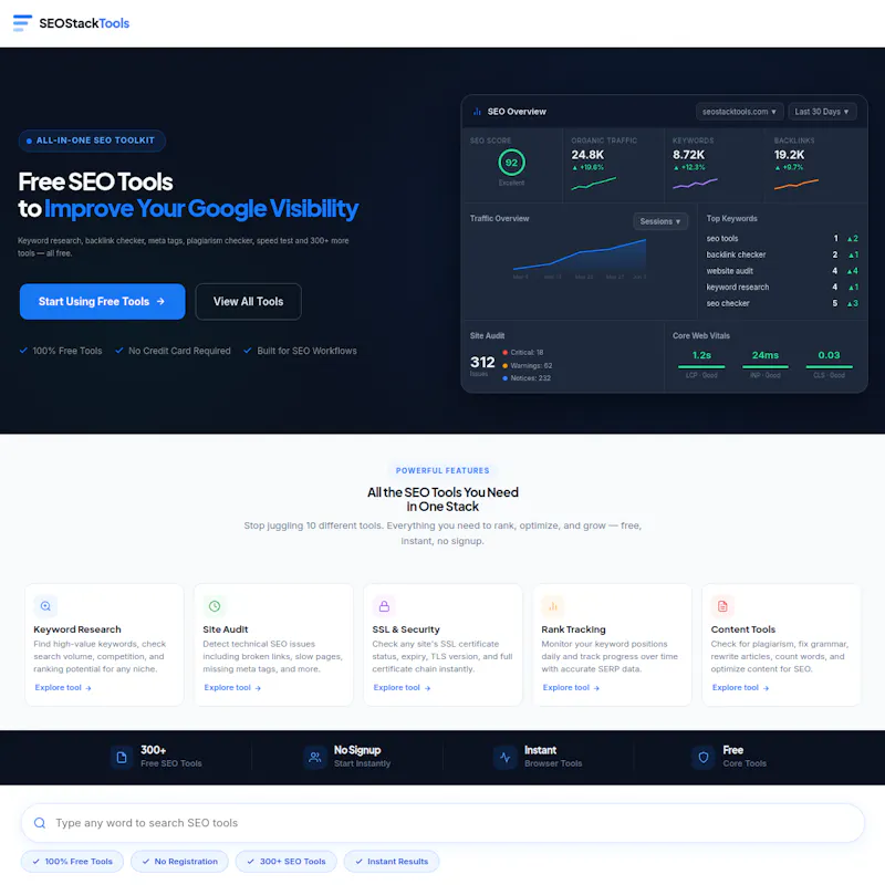 SEO Stack Tools screenshot 5