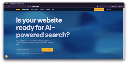 myGEOscore gallery image