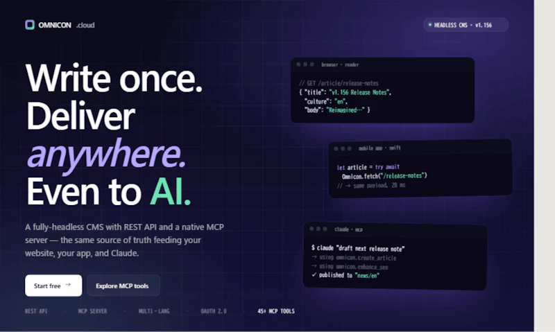 OMNICON.cloud screenshot 1