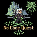 NoCodeQuest - RPG 제품 배너