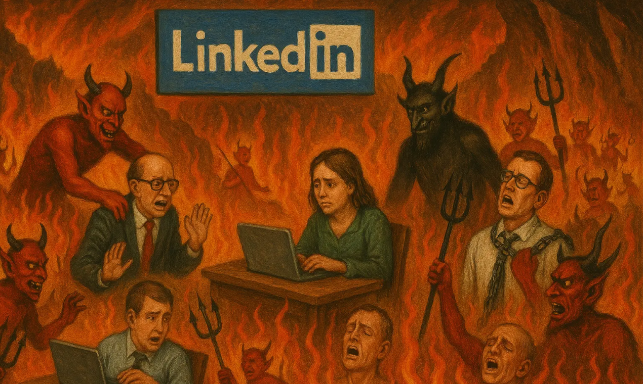 Anti-LinkedIn - A tribute to the social network for corporate NPCs media 4