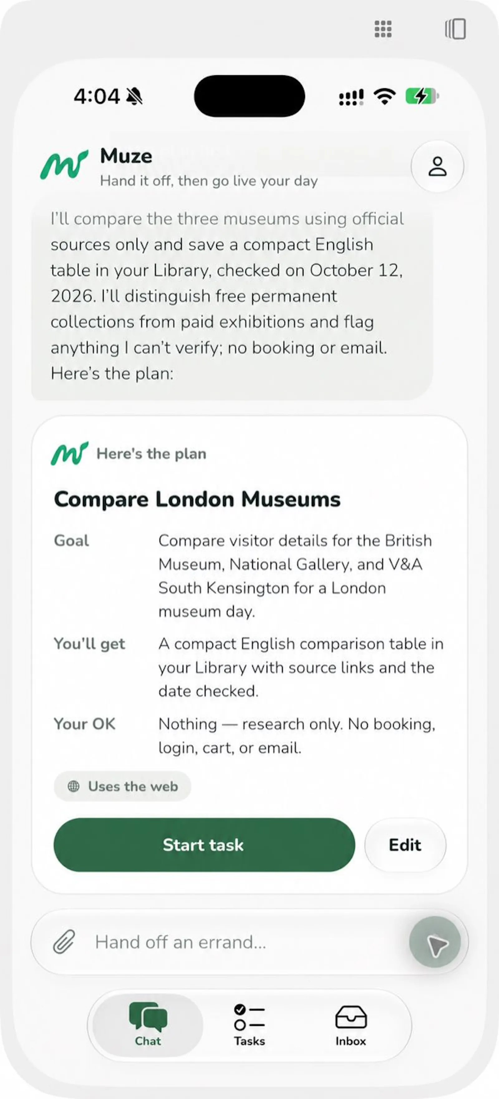 Muze screenshot 2