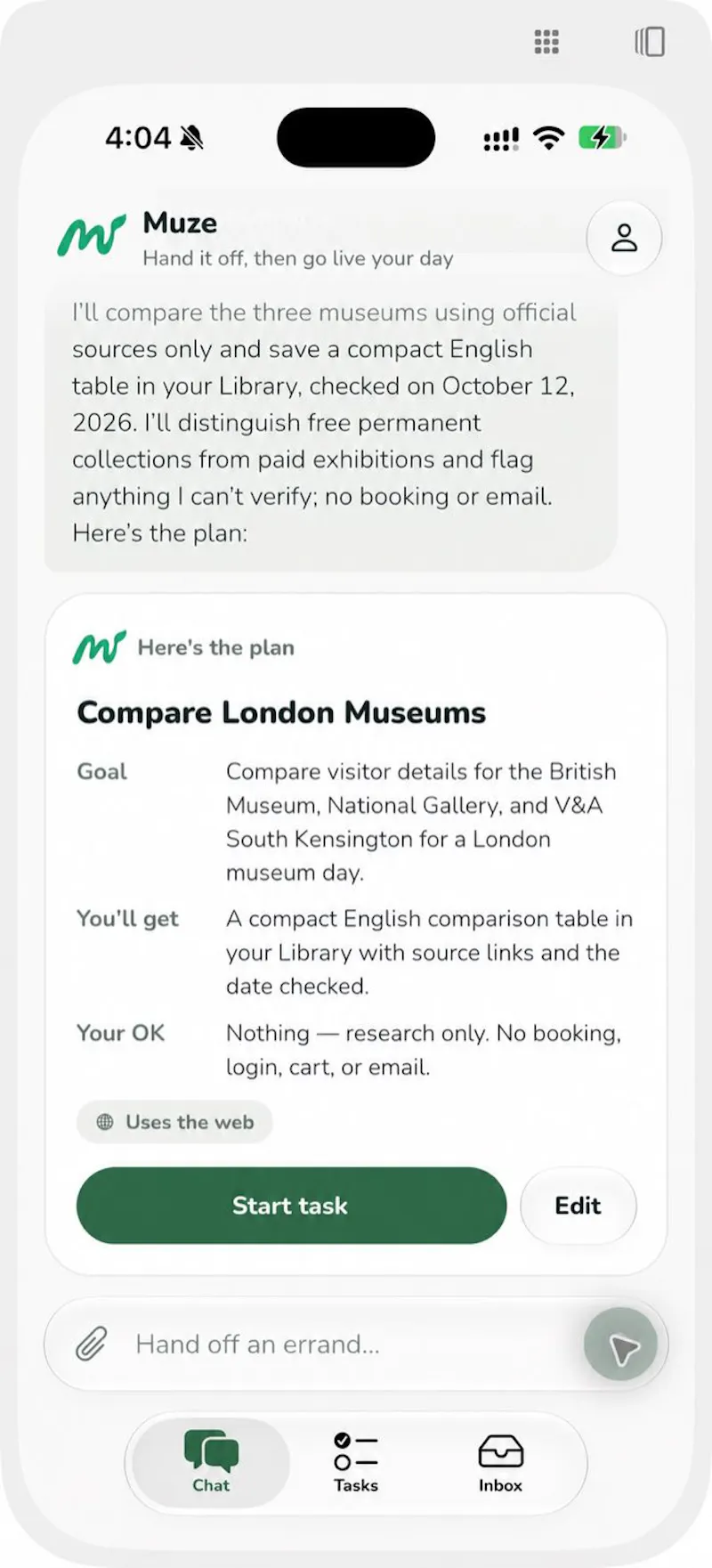 Muze screenshot 2