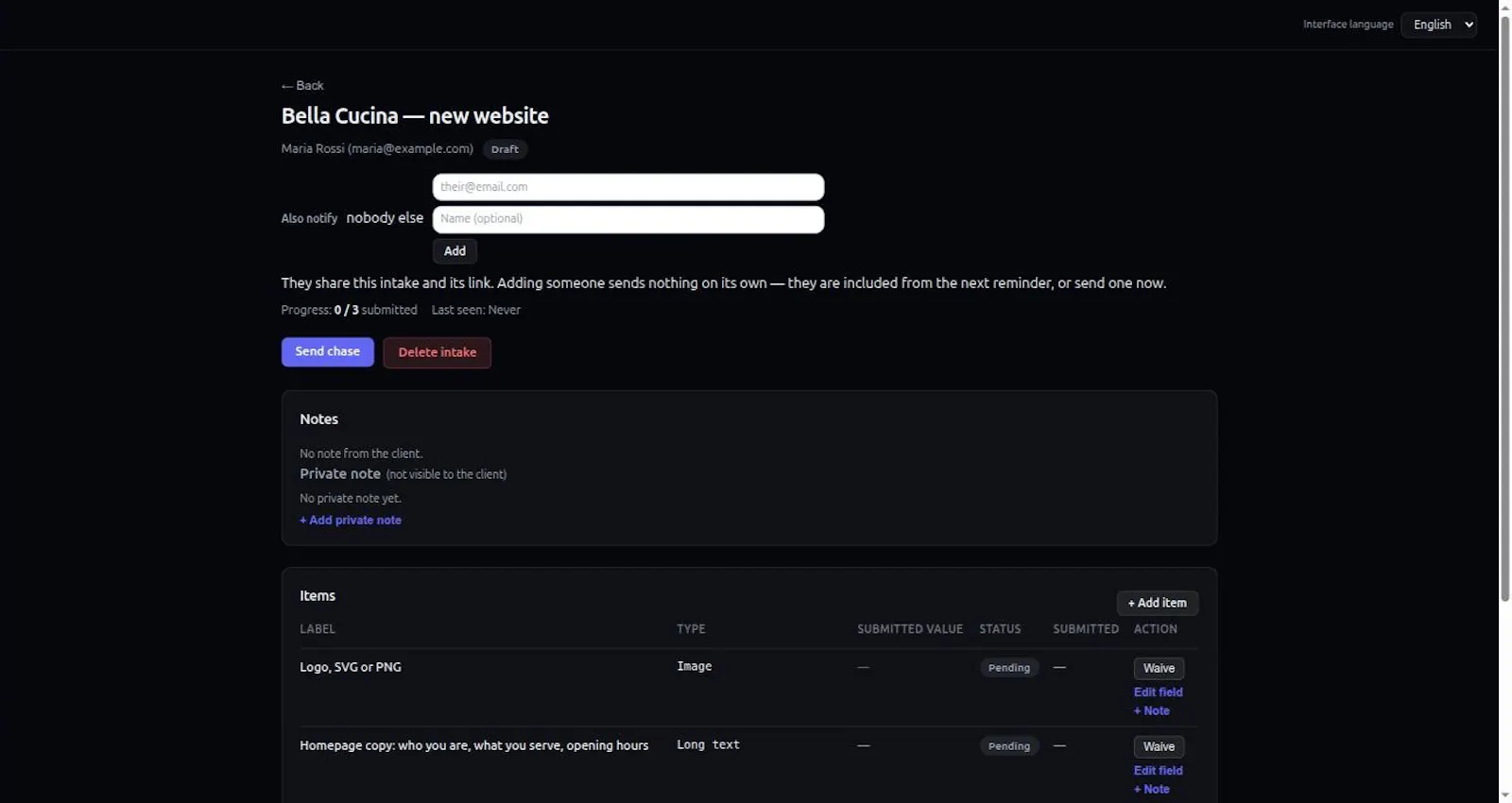 BriefGate screenshot 2