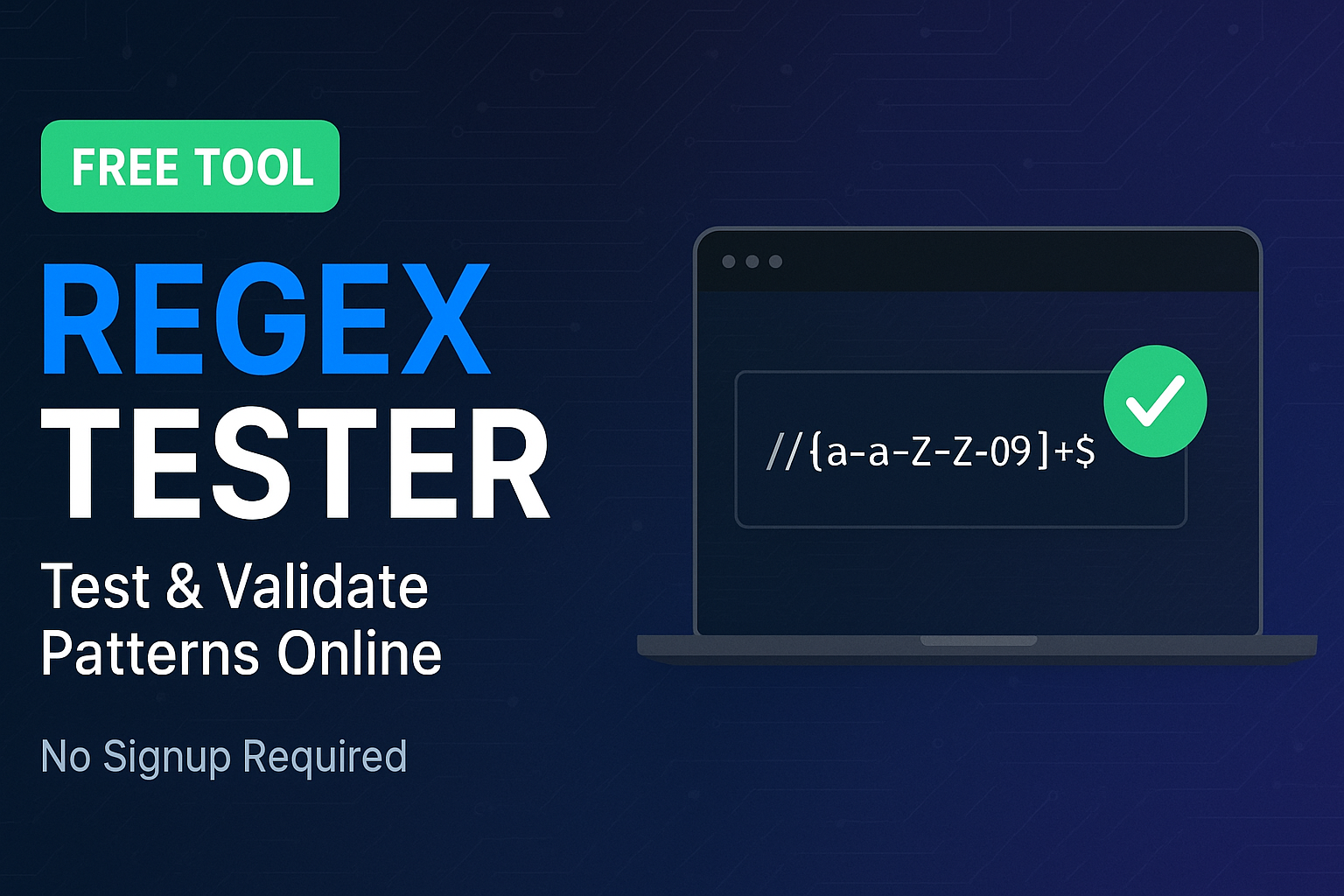 Regex Tester Free