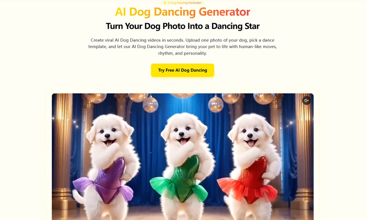 AI Dog Dancing Generator gallery image