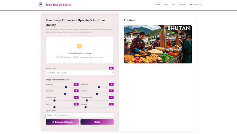 Free Image Scaler screenshot 1