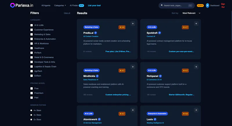 Parlexa screenshot 2