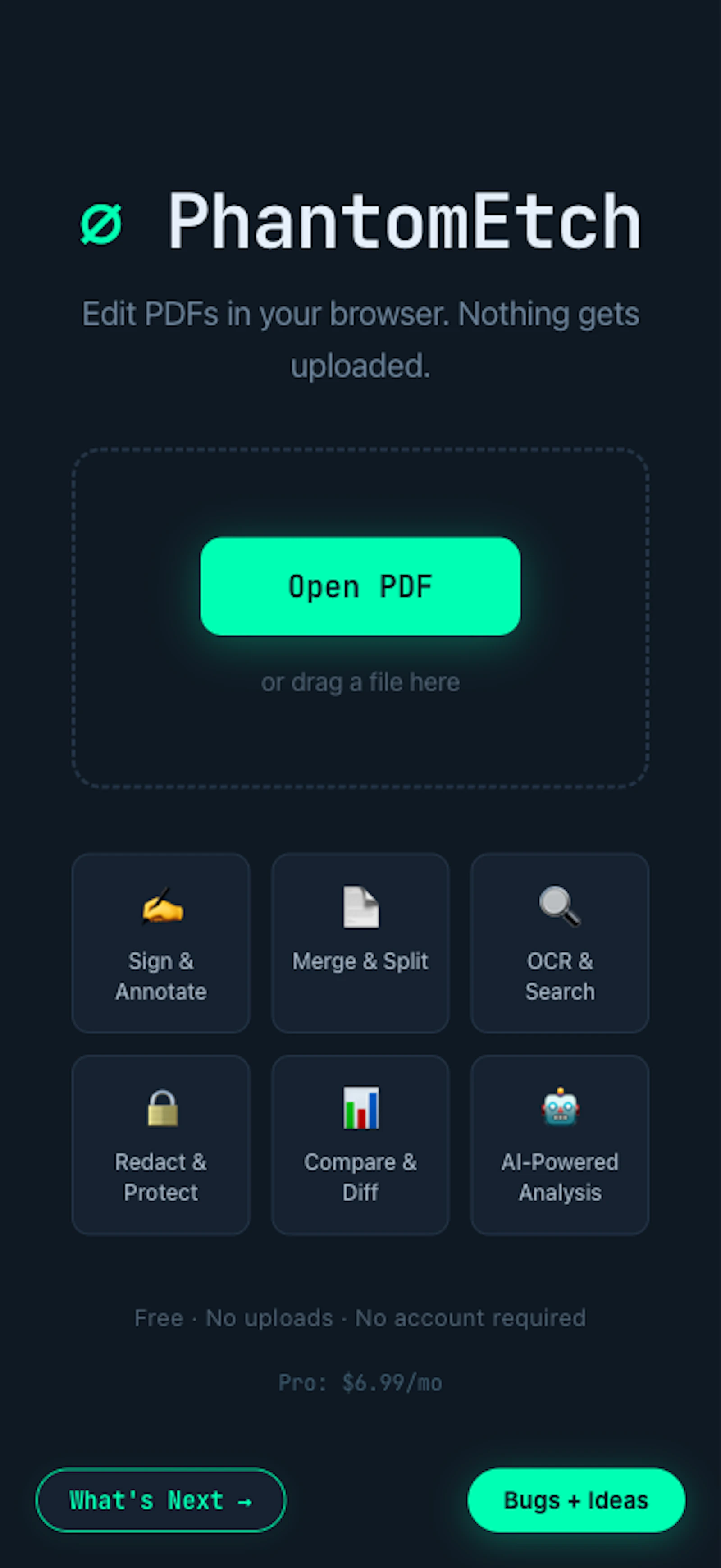PhantomEtch — PDF Editor screenshot 3