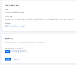 Meeting Voter gallery image