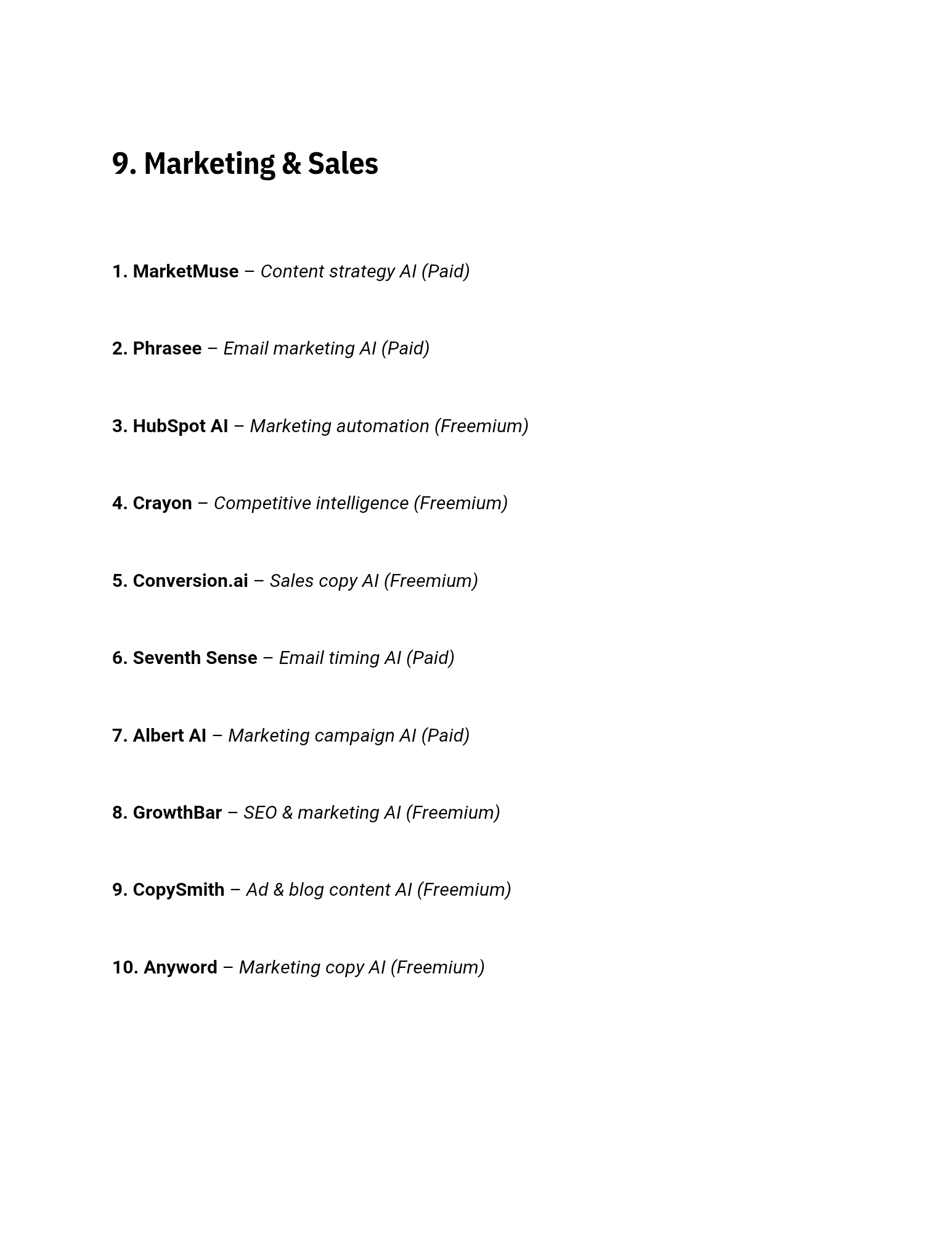 101+AI Tools Digital Pack - Screenshot 2 showing product features and functionality