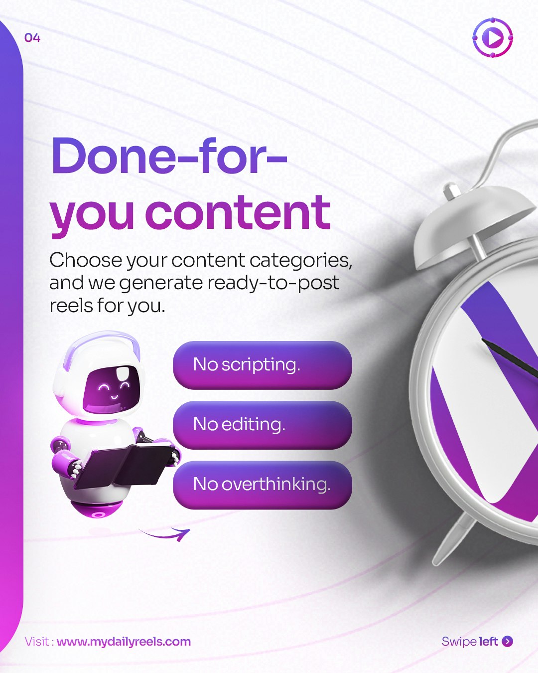 myDailyReels - Screenshot 3 showing product features and functionality