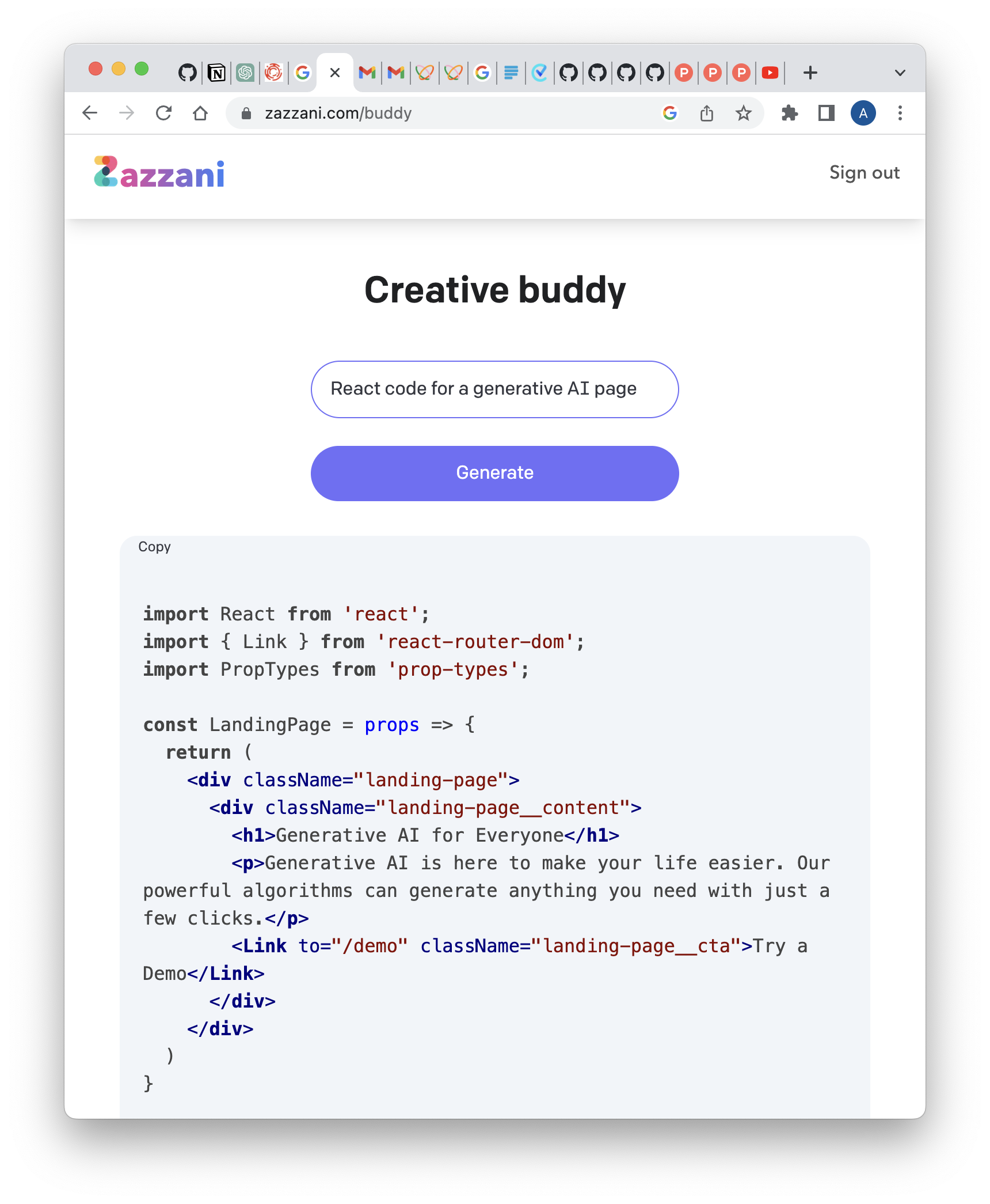 Zazzani Ai - Мультимодальный инструмент искусственного интеллекта для основателей медиа 2