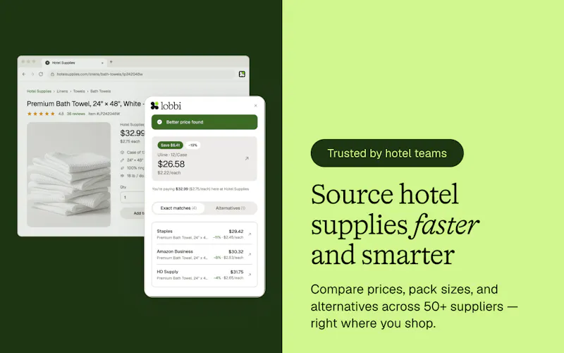 Lobbi - Hotel Spend Companion screenshot 2