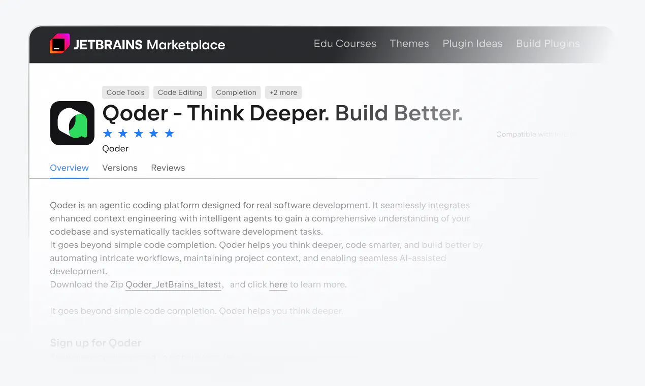 Qoder: Qoder is an agentic IDE for real software development. | Product ...