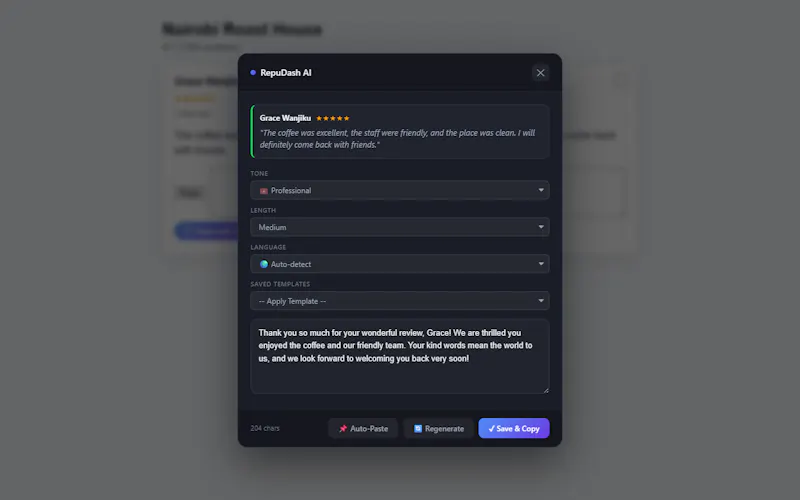 RepuDash screenshot 1
