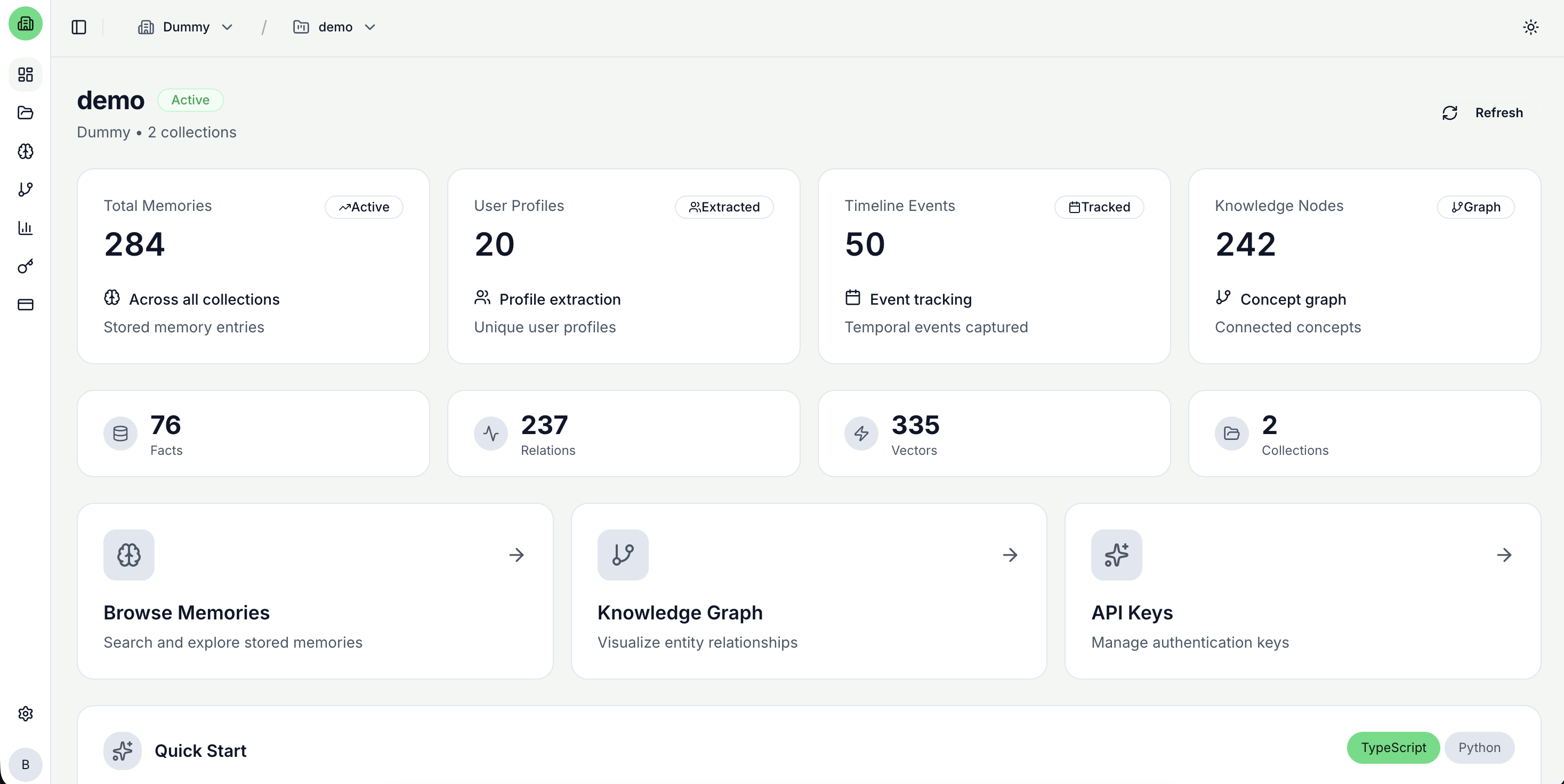 DeltaMemory - Screenshot 2 showing product features and functionality
