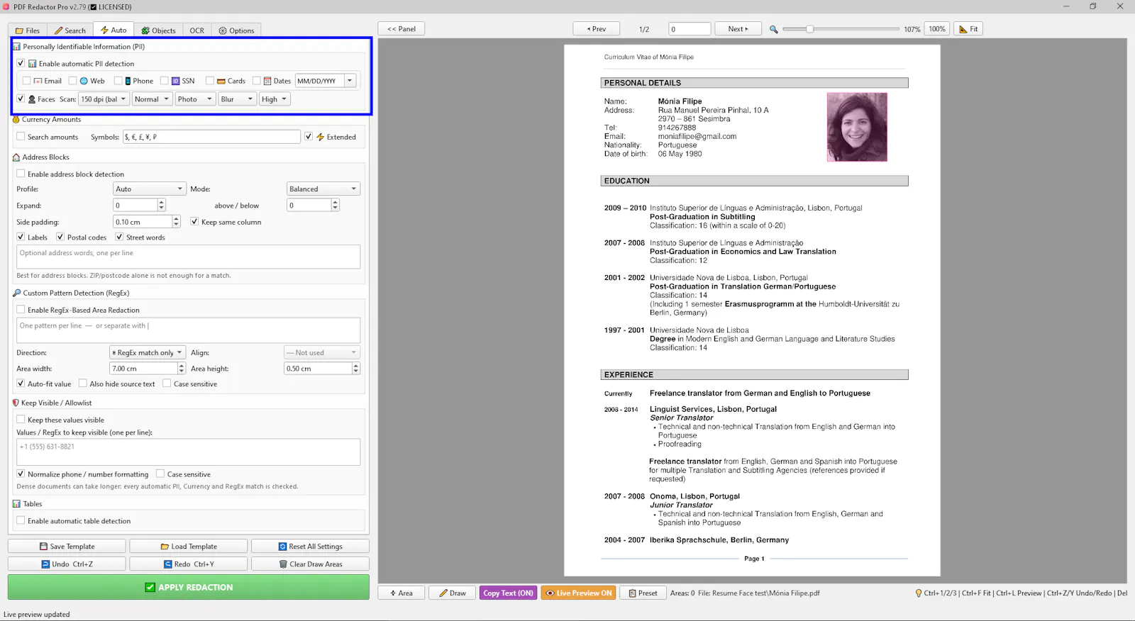 PDF Redactor Pro screenshot 10