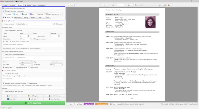 PDF Redactor Pro screenshot 10