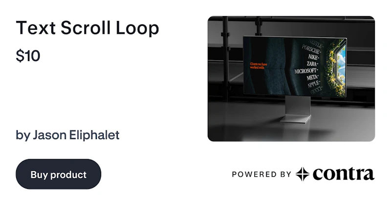 Text Scroll Loop by Jason Eliphalet screenshot 1
