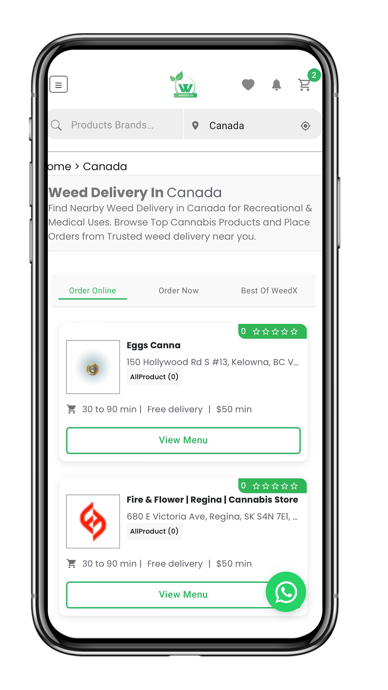 Media weedx.io - Cari dispensari, penghantaran, dan jenama ganja berhampiran anda 3