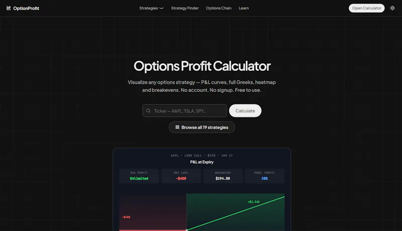 OptionProfit screenshot 1