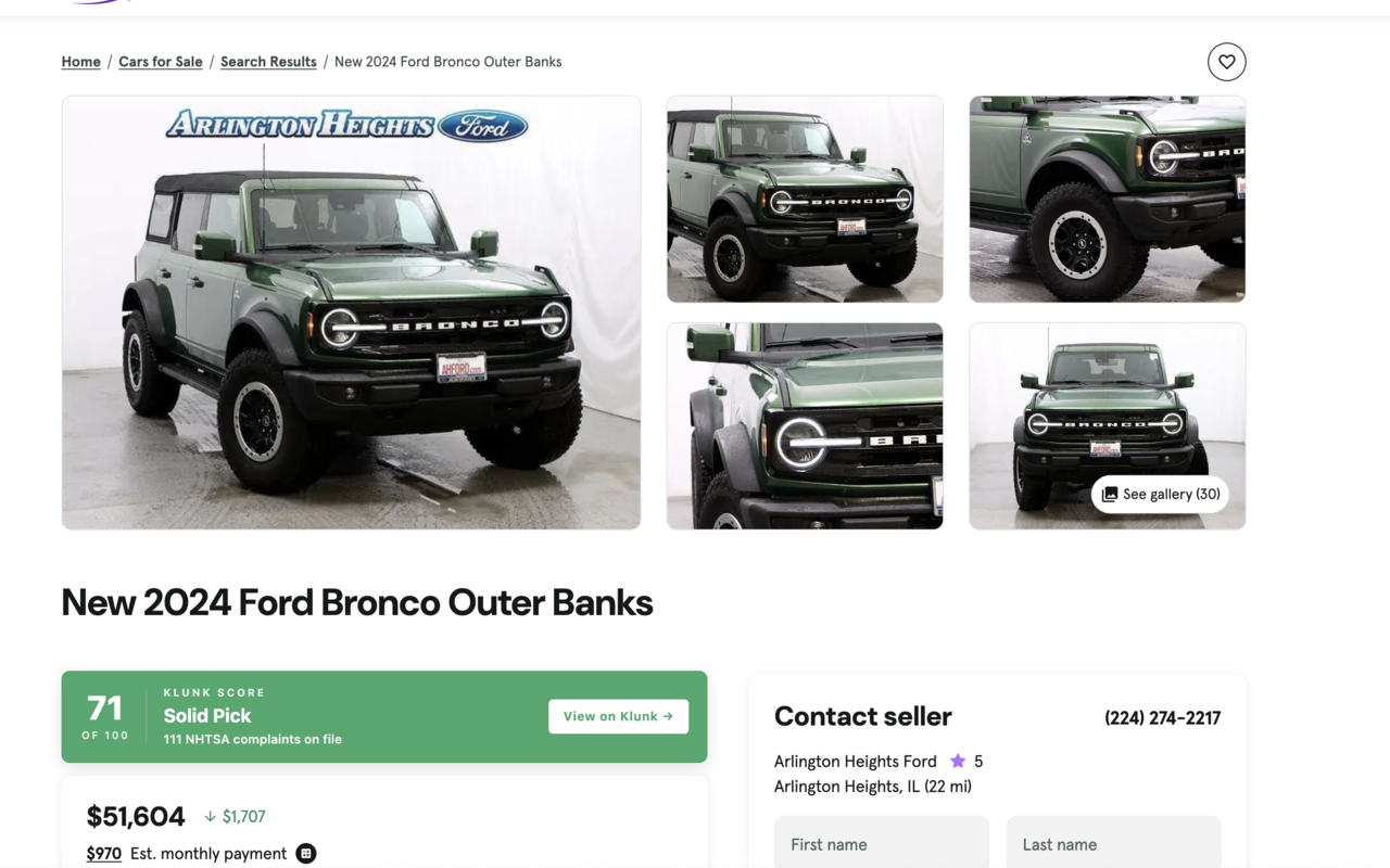 Klunk – Reliability Scores for Used Cars gallery image