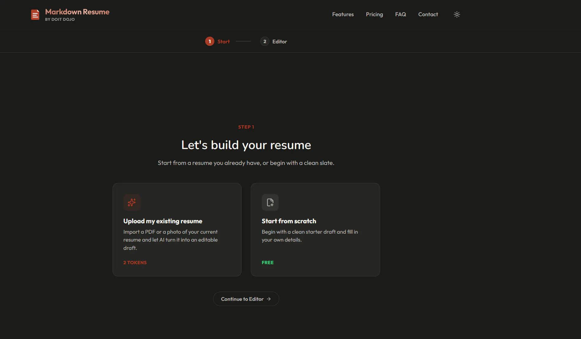 Markdown Resume Builder gallery image