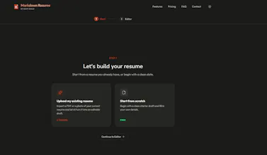 Markdown Resume Builder gallery image