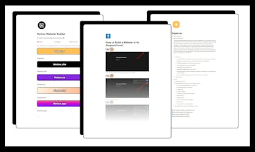 Notion Website Builder Guide gallery image