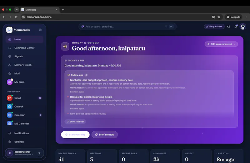 Memoraxis screenshot 2