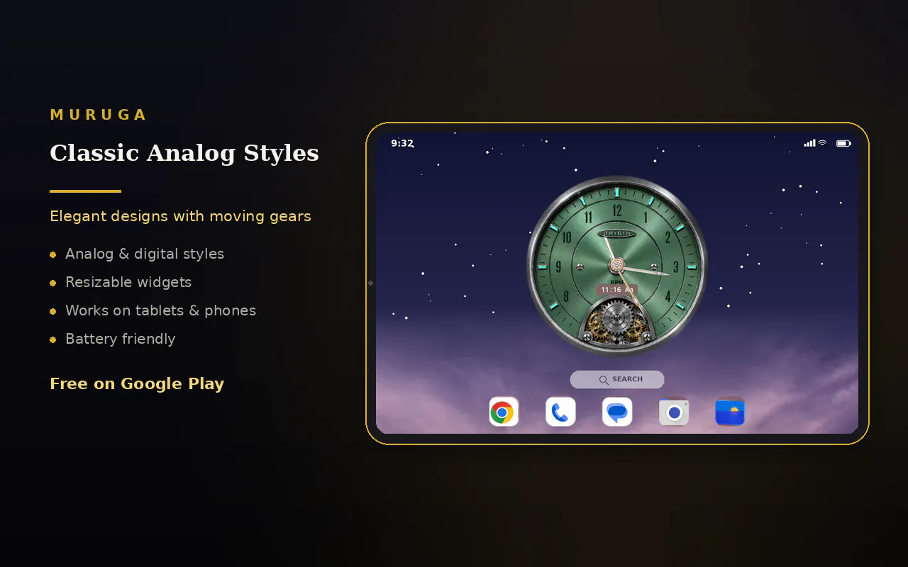 MURUGA Clock Widget gallery image