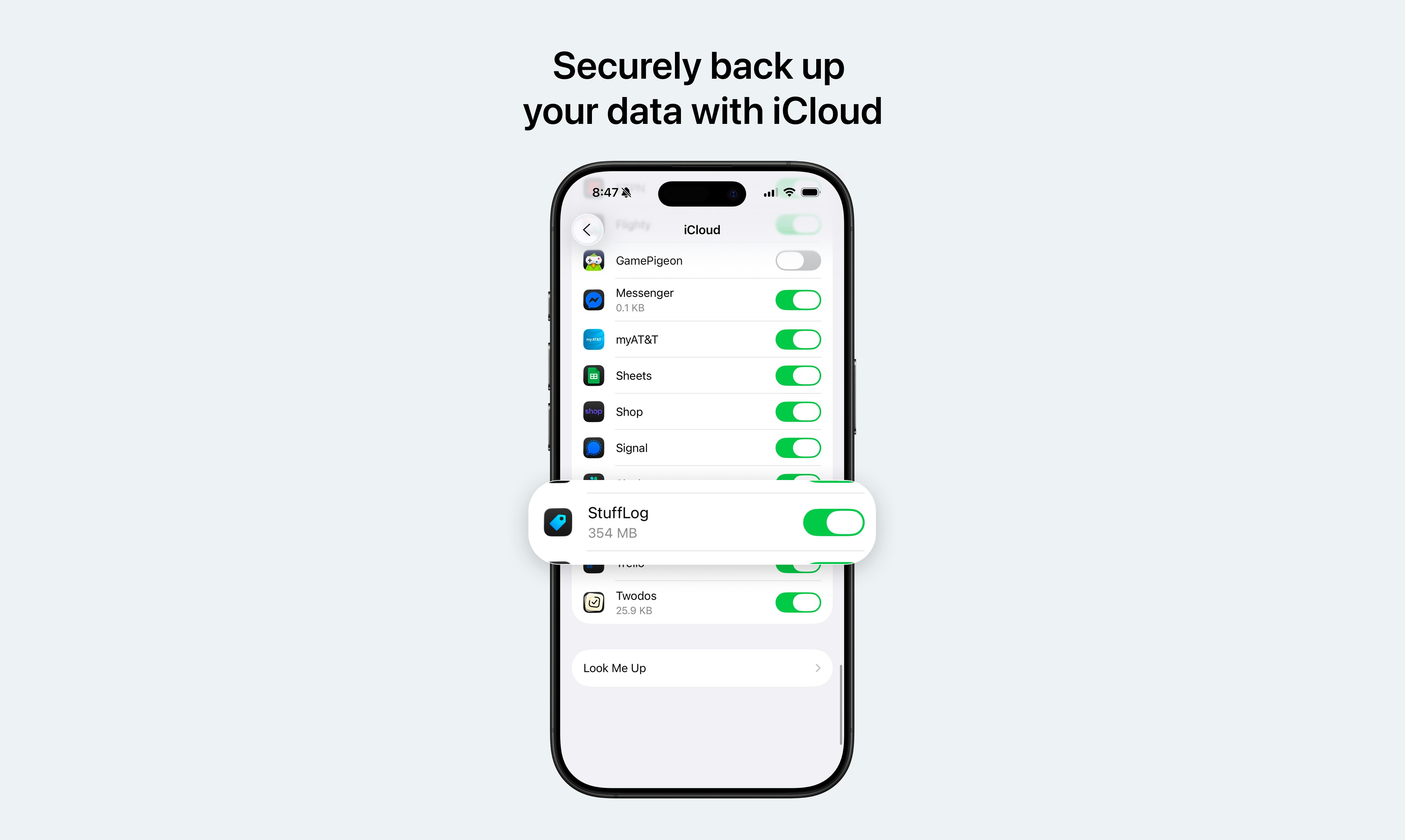 Média Application iOS Stublog - Suivre, organiser et rappeler les détails de vos affaires 5