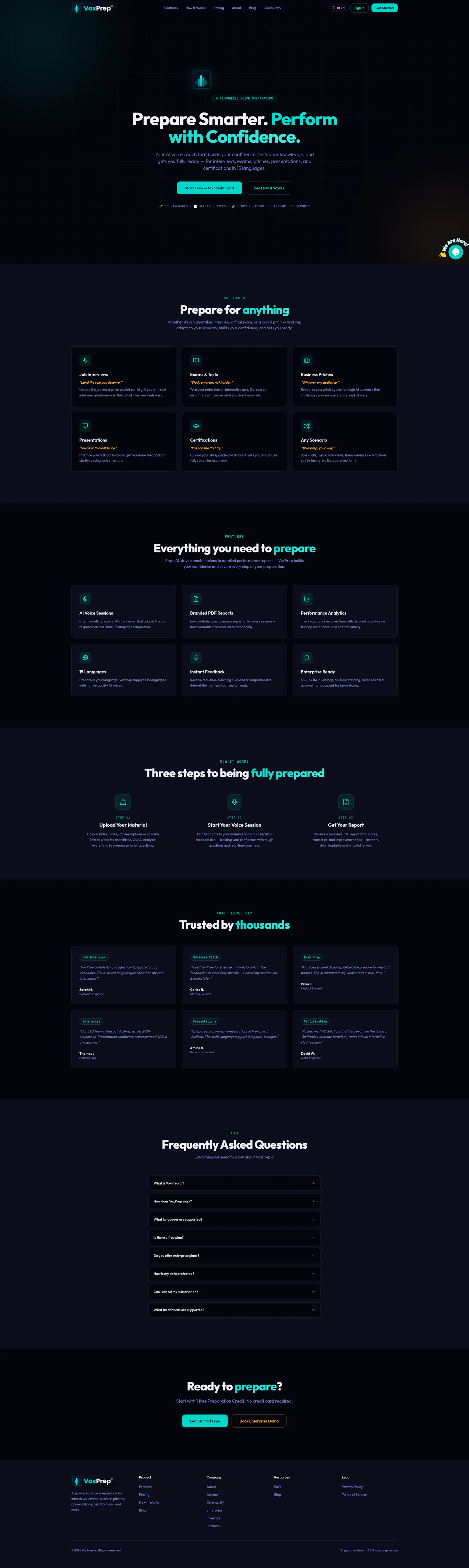 VoxPrep.ai screenshot 3