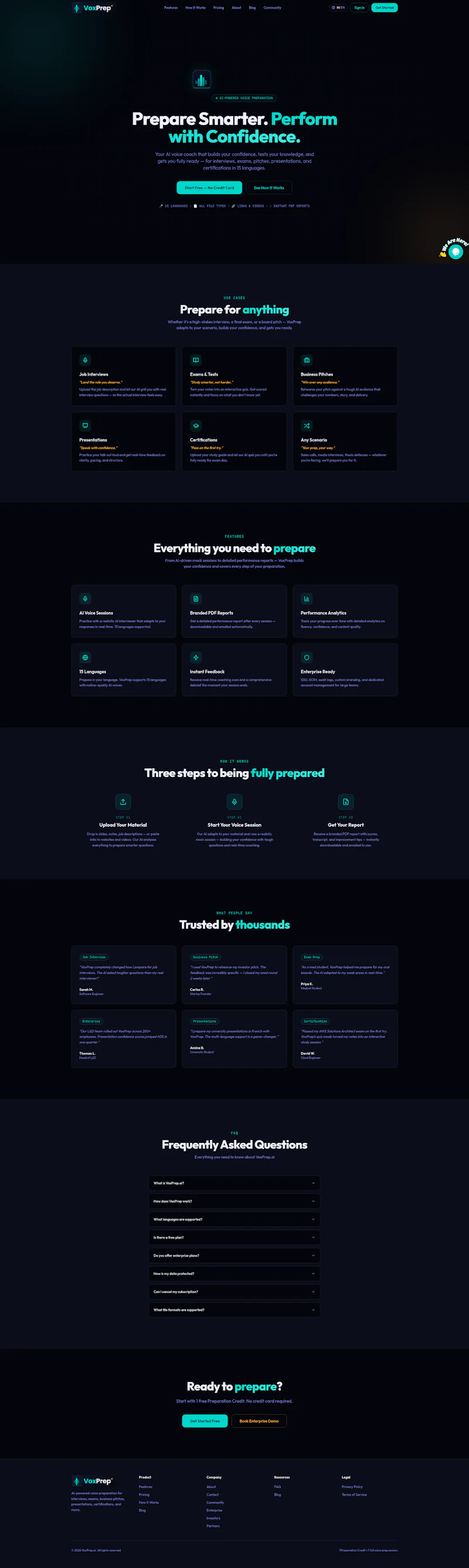 VoxPrep.ai screenshot 3