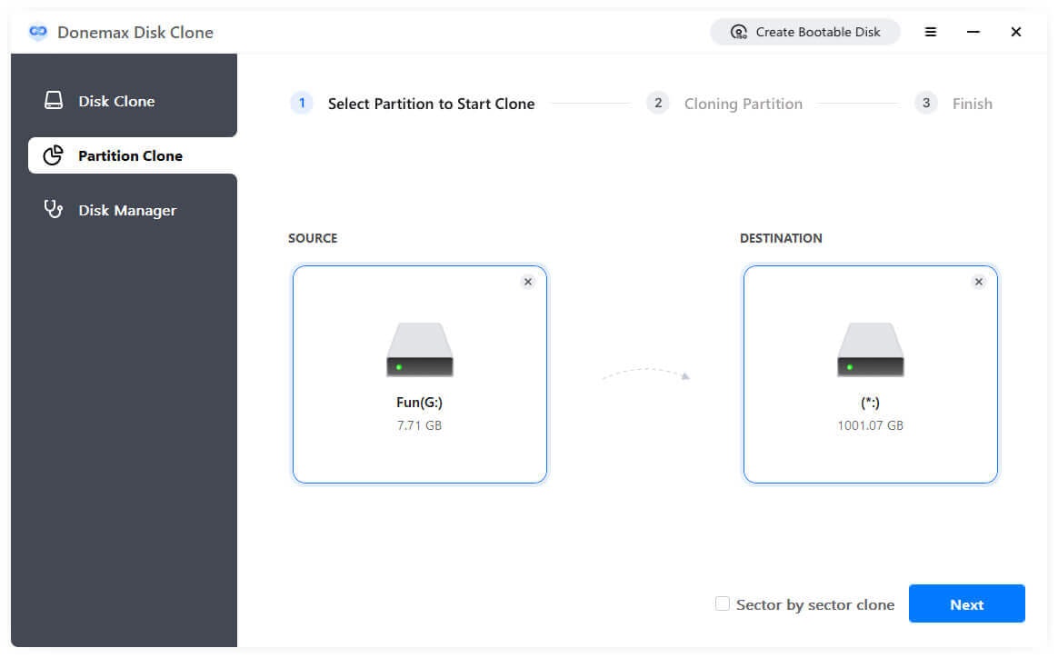 Donemax Disk Clone for Windows gallery image
