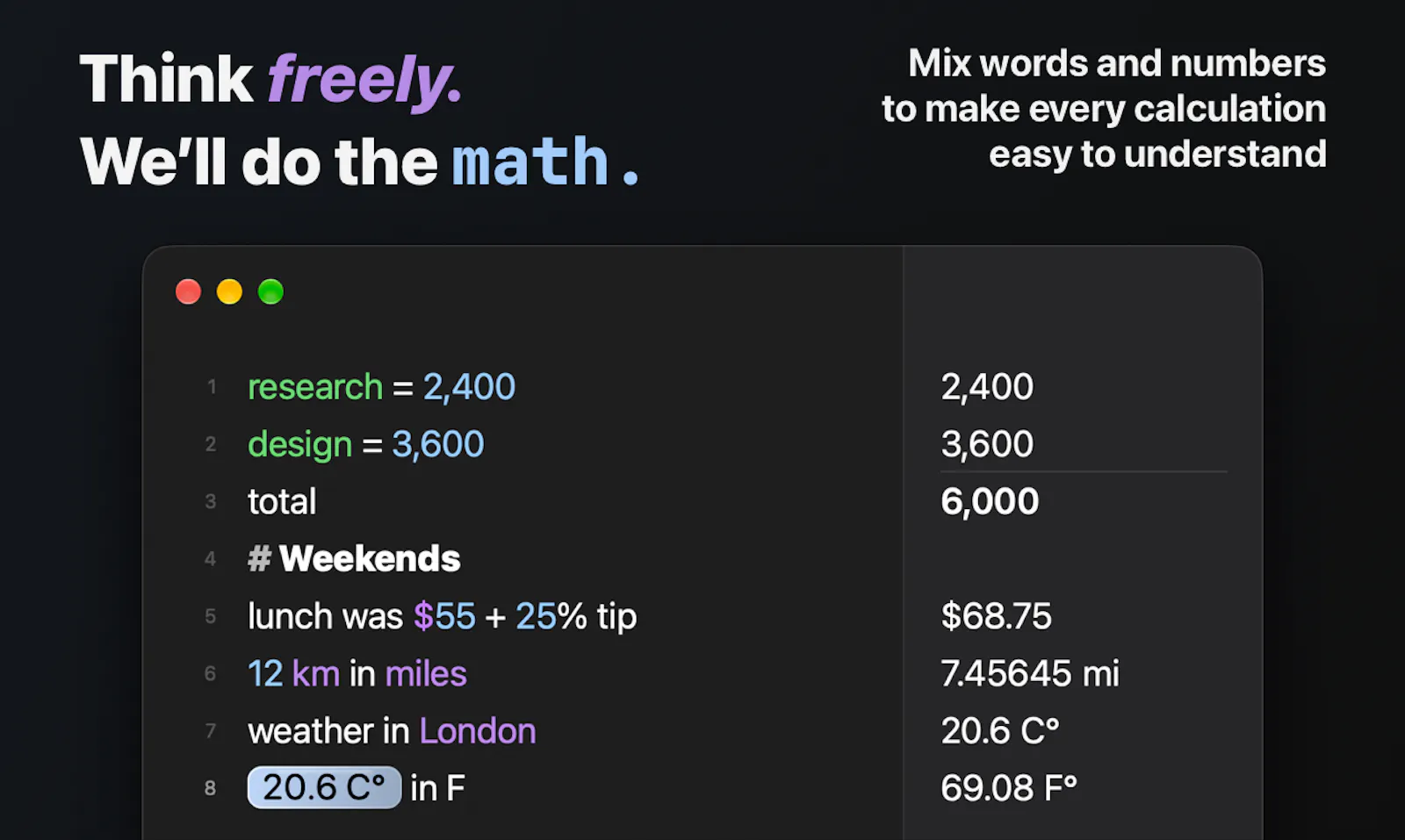 Numlex screenshot 2