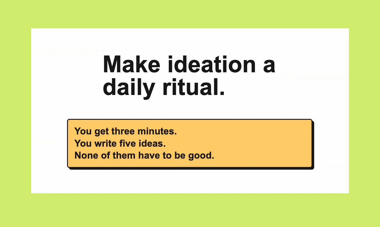 Daily Idea Sprint screenshot 2