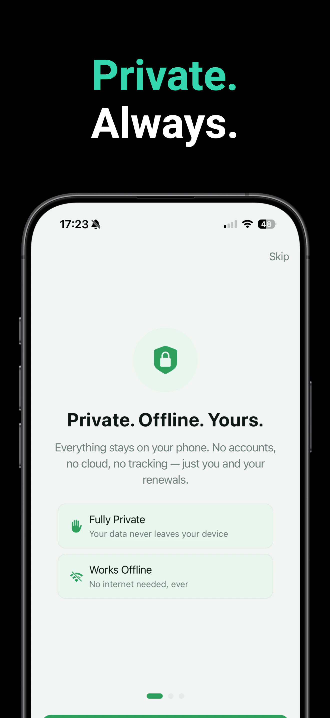 All Renewals: Manager screenshot 2