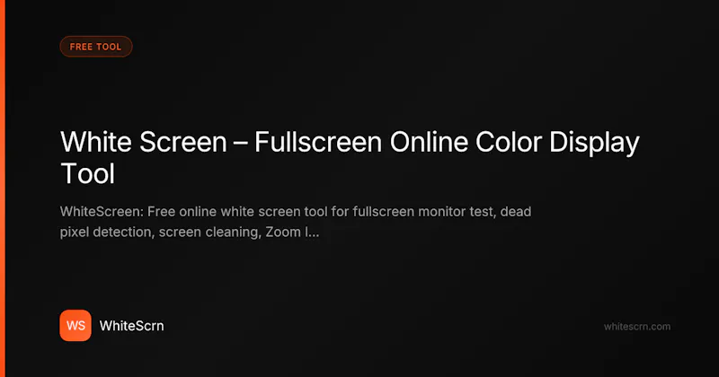 WhiteScreen screenshot 3