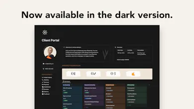 Client Portal Aesthetic Design gallery image