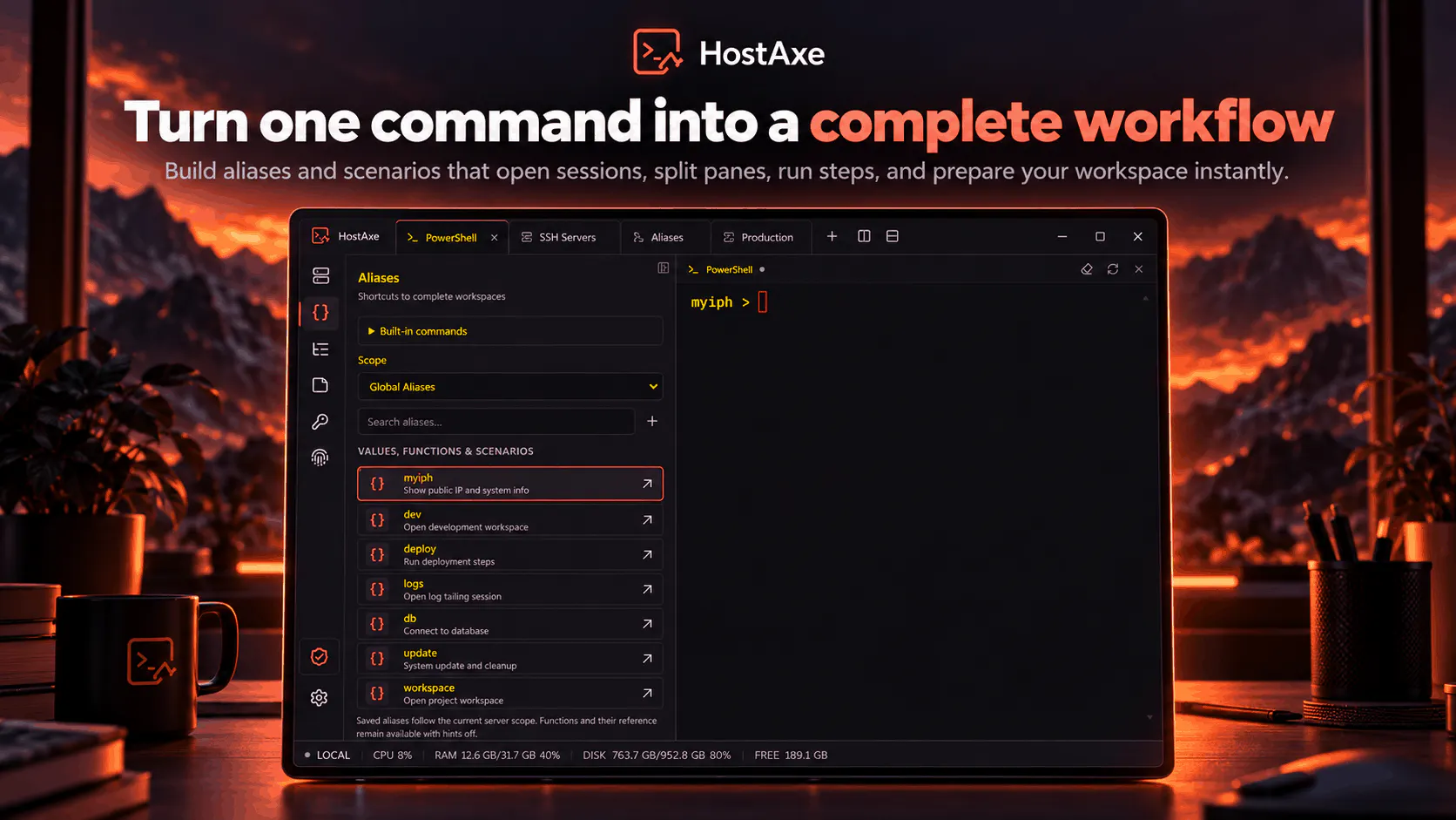 HostAxe Terminal gallery image