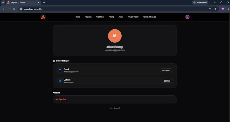 SingleHQ screenshot 4