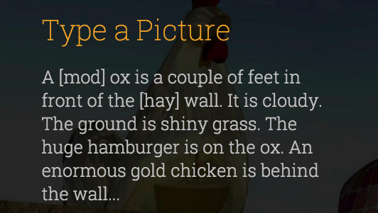 WordsEye gallery image