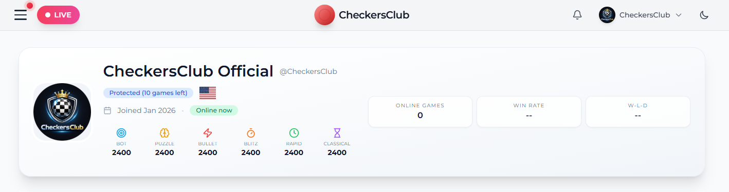 CheckersClub - Screenshot 4 showing product features and functionality