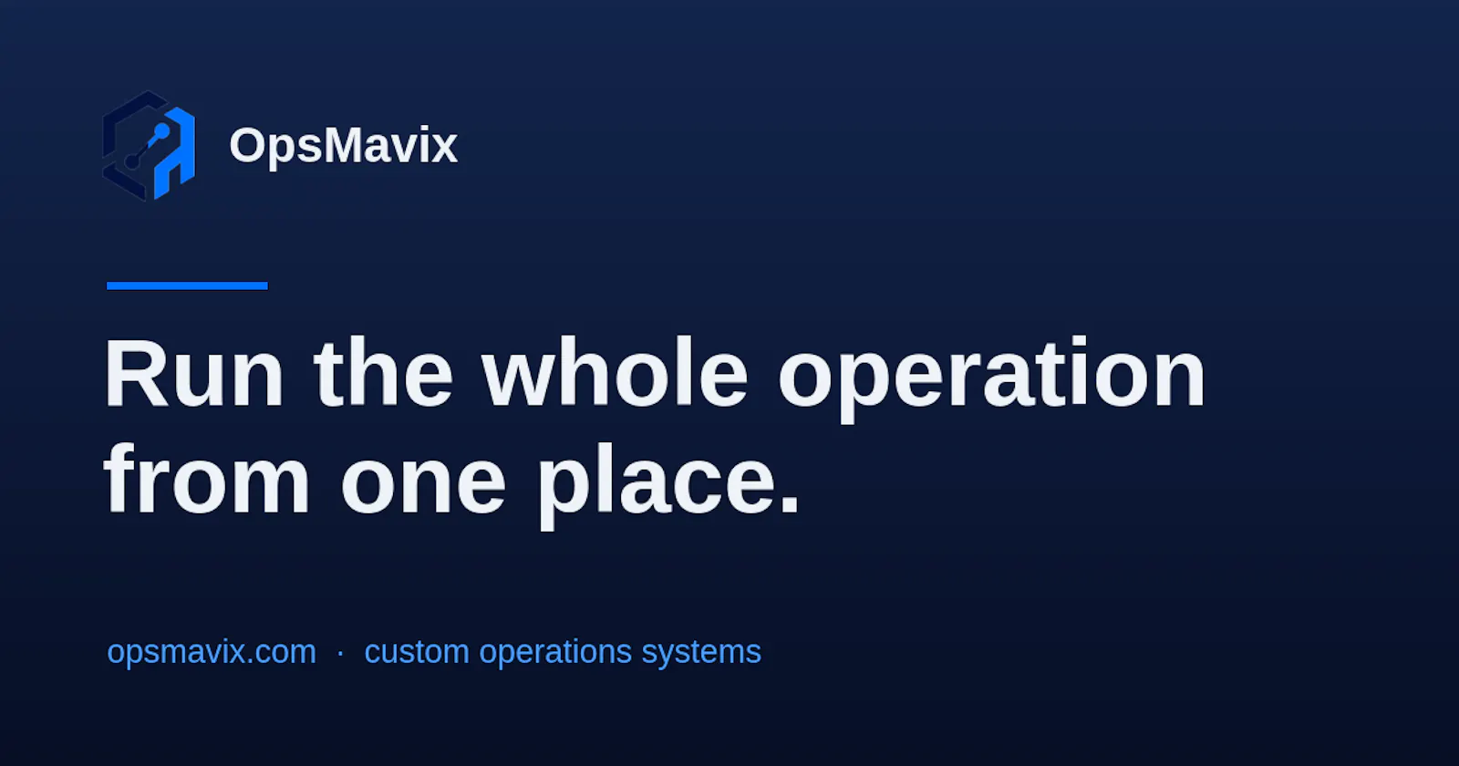 OpsMavix screenshot 1