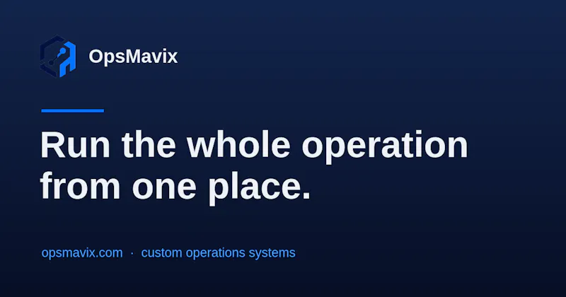 OpsMavix screenshot 1