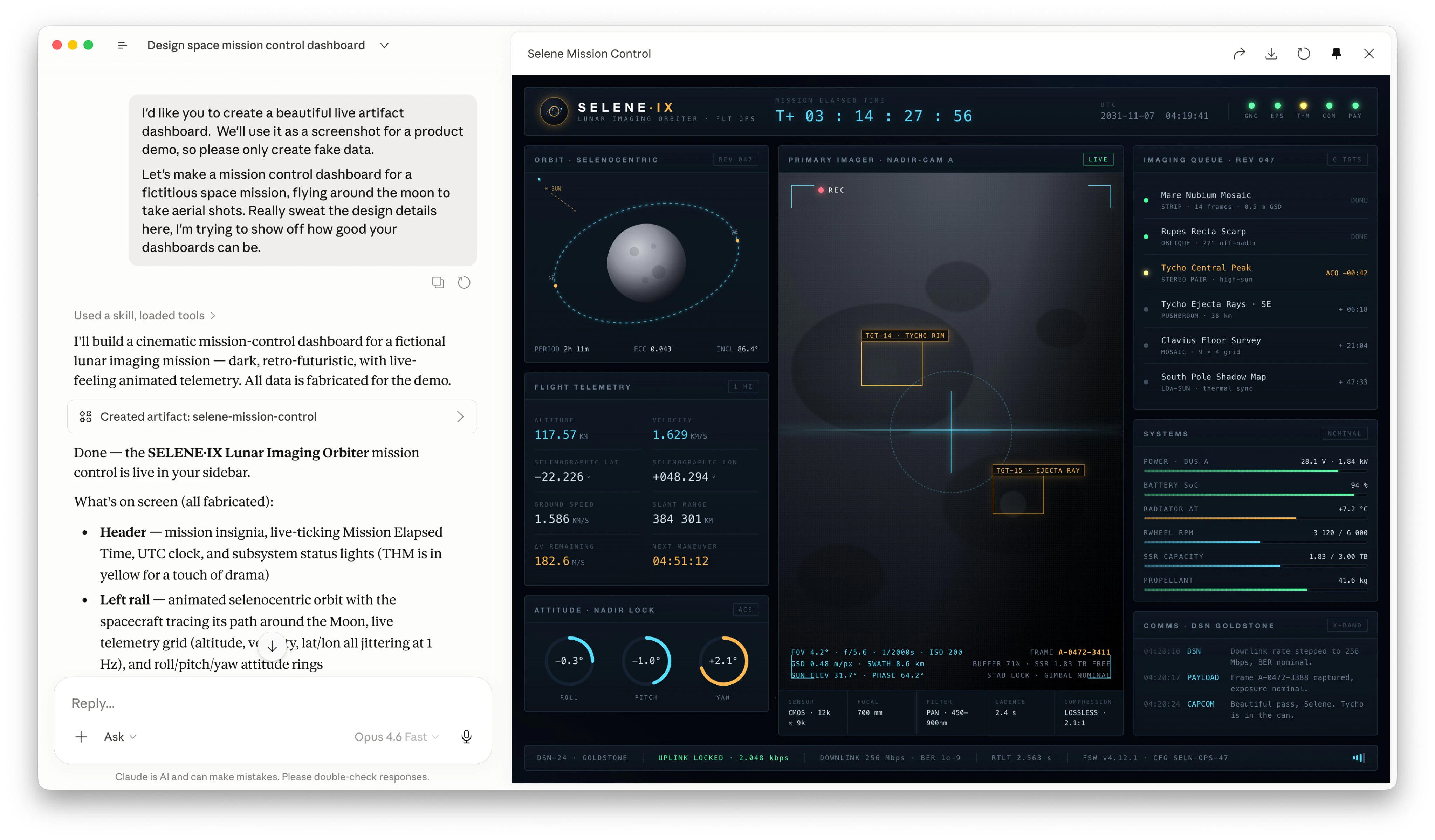 Claude Cowork Live Artifacts screenshot 4