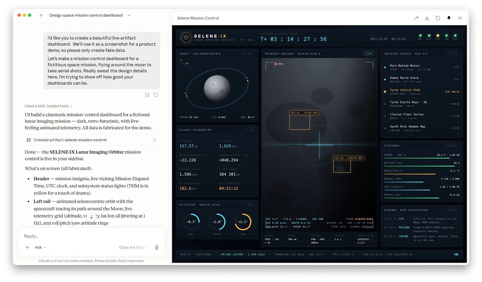 Claude Cowork Live Artifacts screenshot 4
