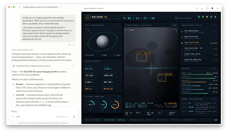 Claude Cowork Live Artifacts screenshot 4